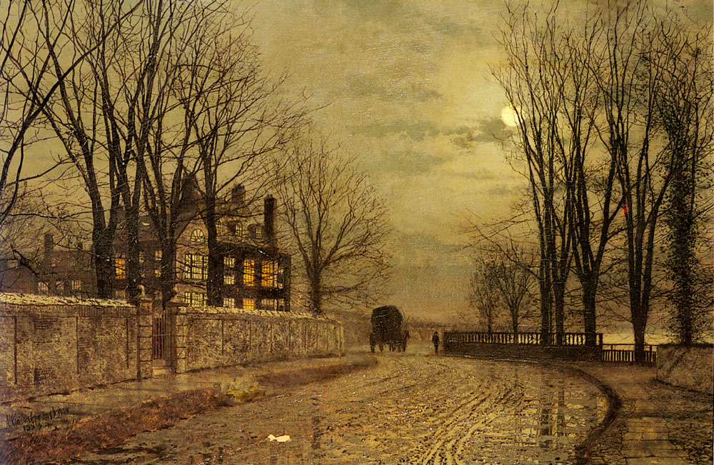 قصة فيلم غريب ..حيرني ...ساحكيه لكم ... Grimshaw-John-Atkinson-The-Turn-Of-The-Road