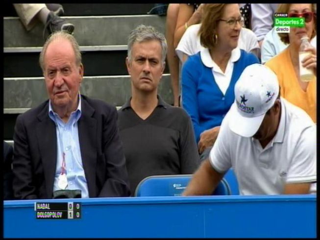 El Rey Juan Carlos y Mourinho, en Queen's para ver a Nadal 1434462892_804734_1434462966_noticia_normal