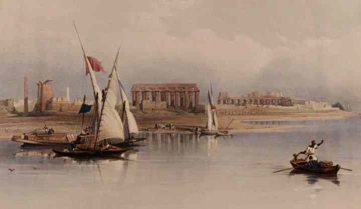 เมืองวาเสท Luxor-roberts