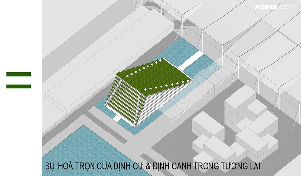 Phương án nhà triển lãm Việt Nam tại Expo 2015 Milano của H&P Architects Canhdongmouoc06