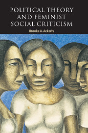 Political Theory and Feminist Social Criticism 9780521659840