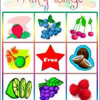 BINGO / TOMBOLA Fruity-bingo-card-1