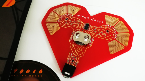Hyboid - Wired at Heart 2x12" LP / SYNTH GADGET [ASTRO CHICKEN 08] AC08_Heart_Detail_500