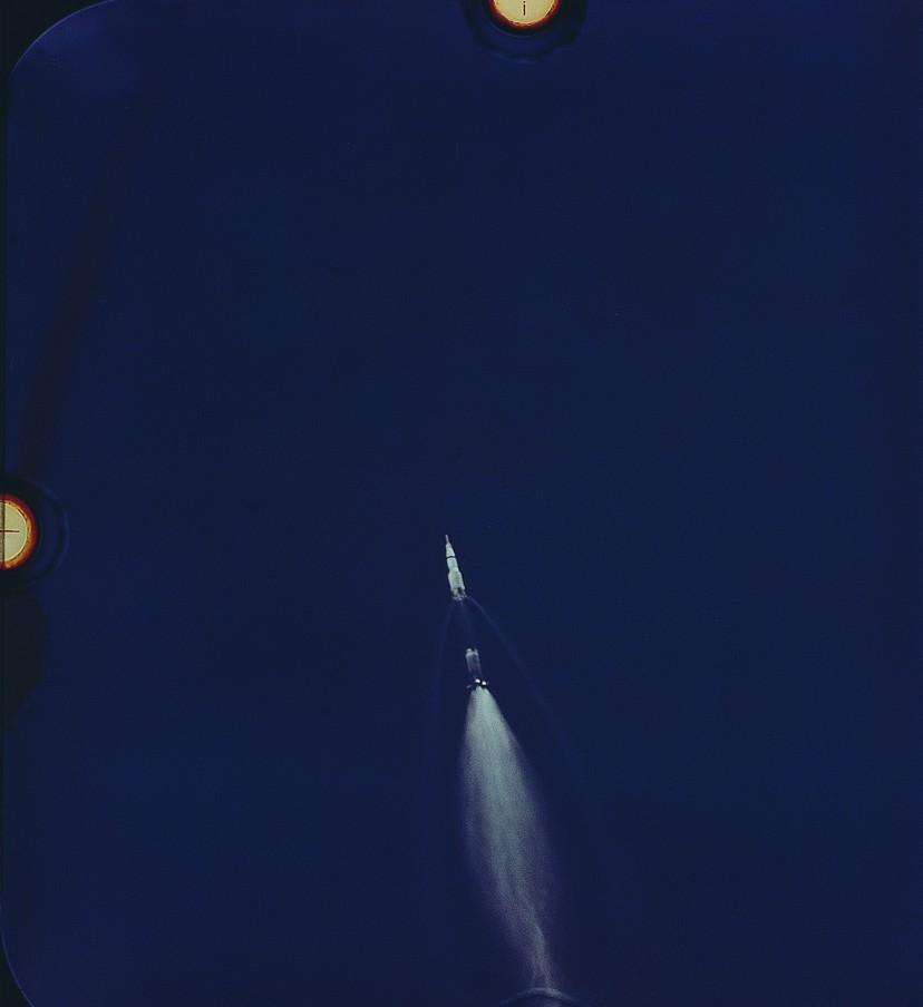 Photo Saturn-V en vol Apollo11-a-lots-aria