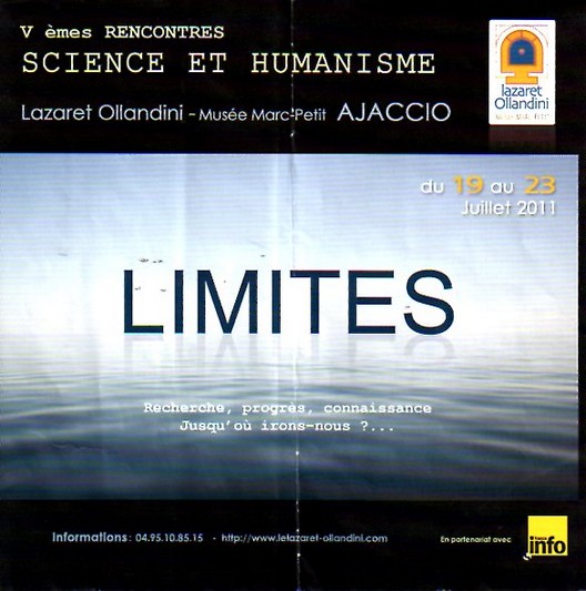 Conférences Science et Humanisme Limites-1