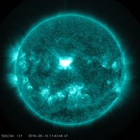 X-Flare könnte zu Polarlichtern führen 1409-015