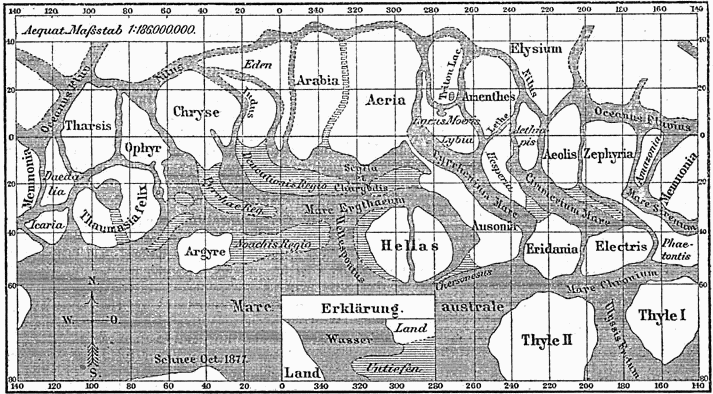 Astrodesenhos. Karte_Mars_Schiaparelli_MKL1888