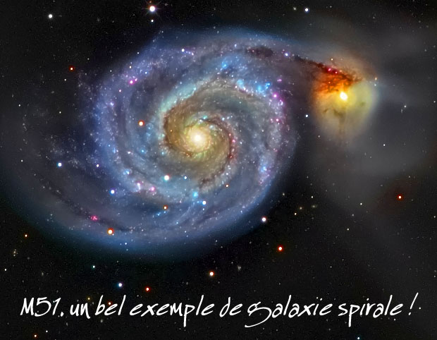 Astronomie - Introduction à l'astronomie et à l'astrophysique. M51