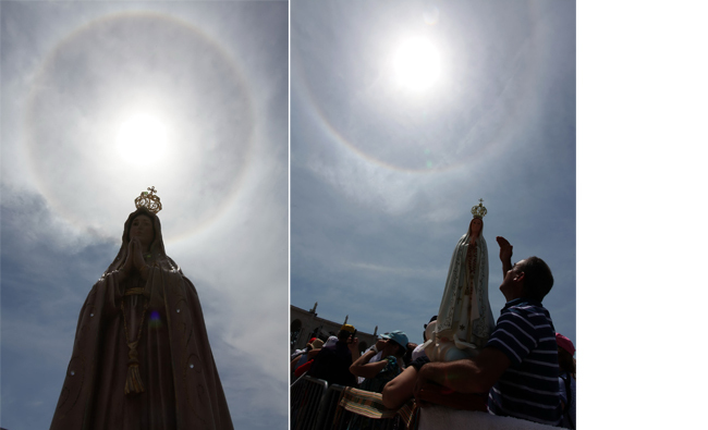 jean paul II signe - 13 mai 2011: Bienheureux Jean-Paul II donne un signe à Fatima? Fatima-halo-solar