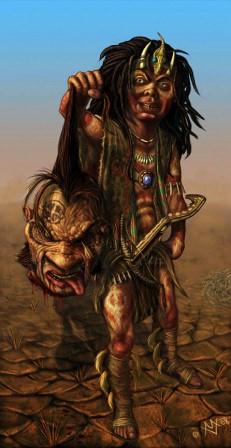 Races of the Wastes Halfling_Gandhi