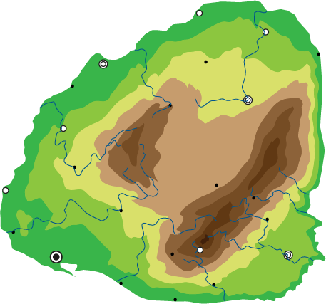 Geografía del Atlas Mapa%20Masonia%20F%C3%ADsico