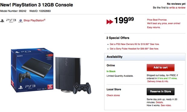 Nuevo modelo de PS3 podría ser vendido en $199 dólares Canadian-Shop