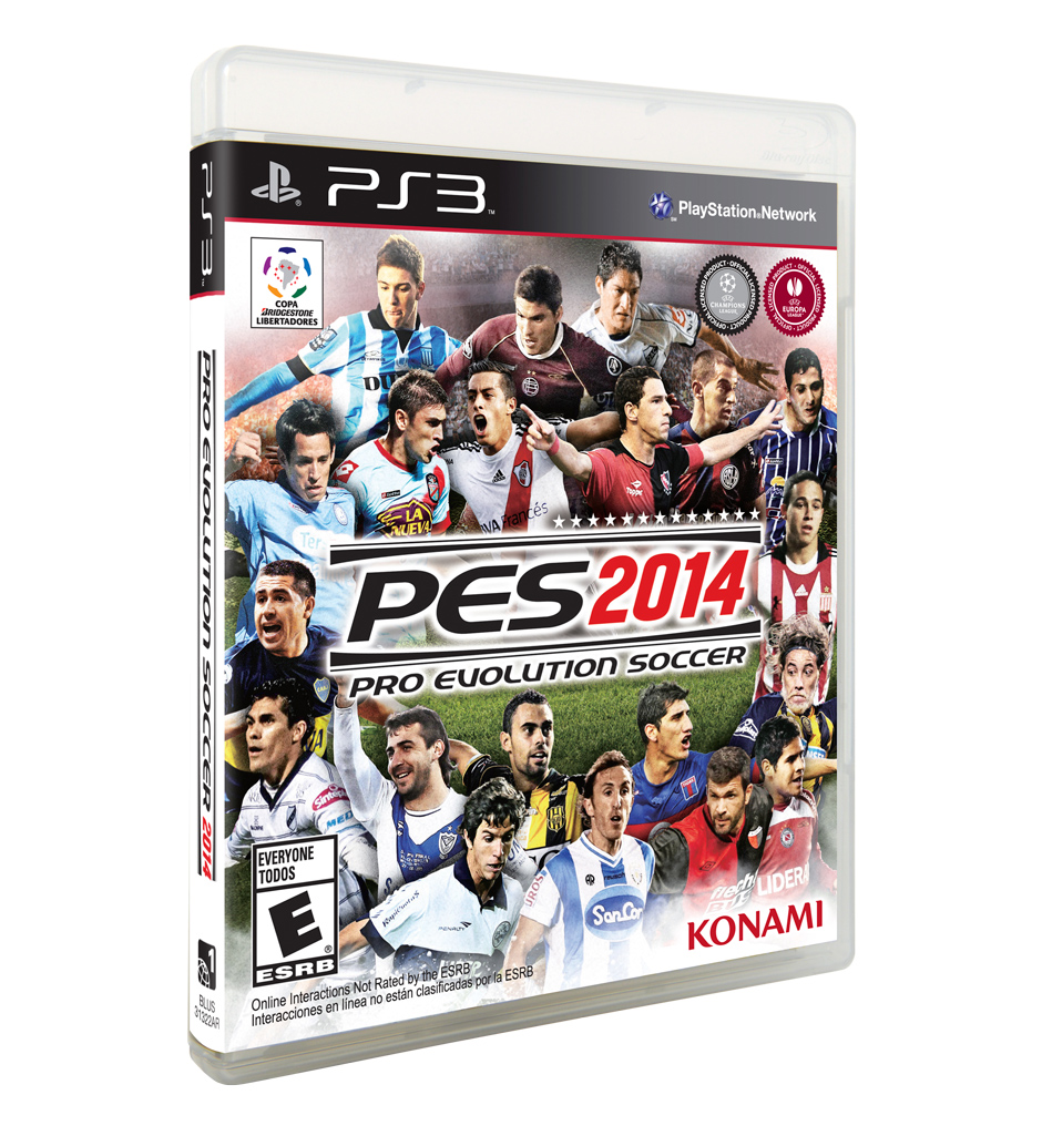 Conoce las portadas oficiales de Pro Evolution Soccer 2014 PES14_PS3_3D_FOB_LatAmArgentina