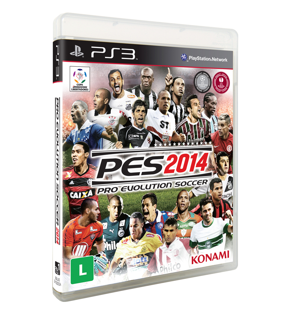 Conoce las portadas oficiales de Pro Evolution Soccer 2014 PES14_PS3_3D_FOB_LatAmBrazil