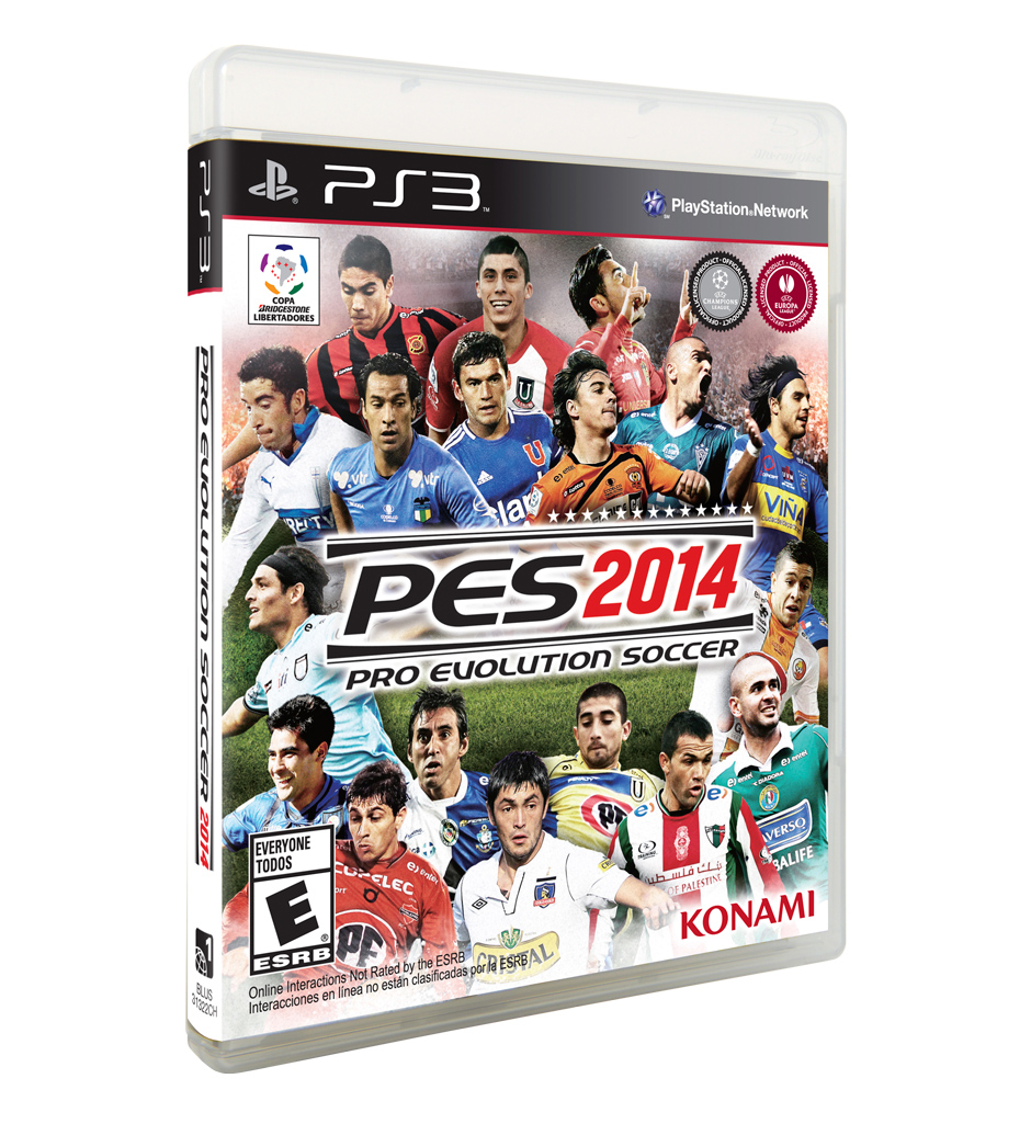 Conoce las portadas oficiales de Pro Evolution Soccer 2014 PES14_PS3_3D_FOB_LatAmChile