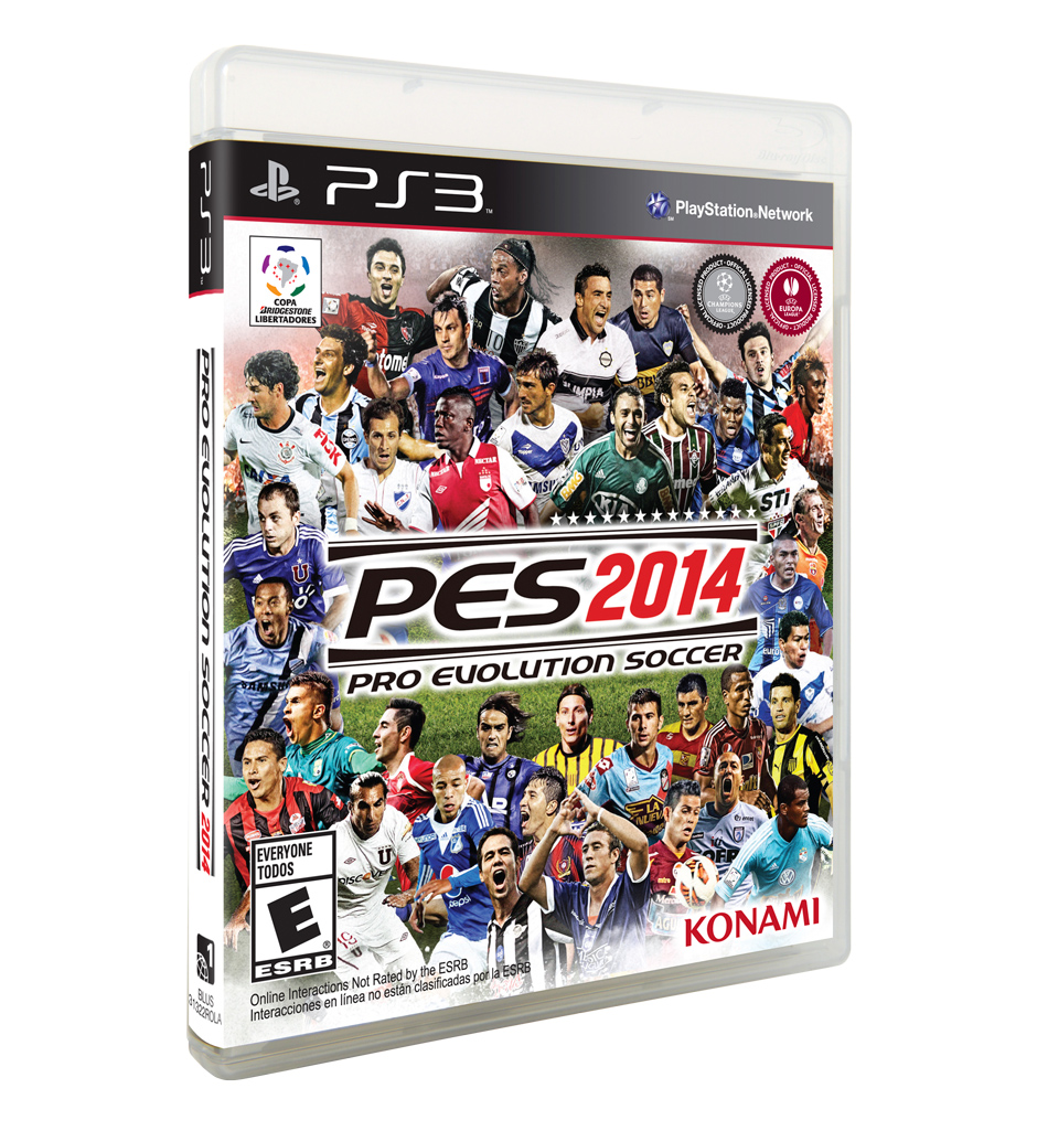 Conoce las portadas oficiales de Pro Evolution Soccer 2014 PES14_PS3_3D_FOB_LatAmROLA