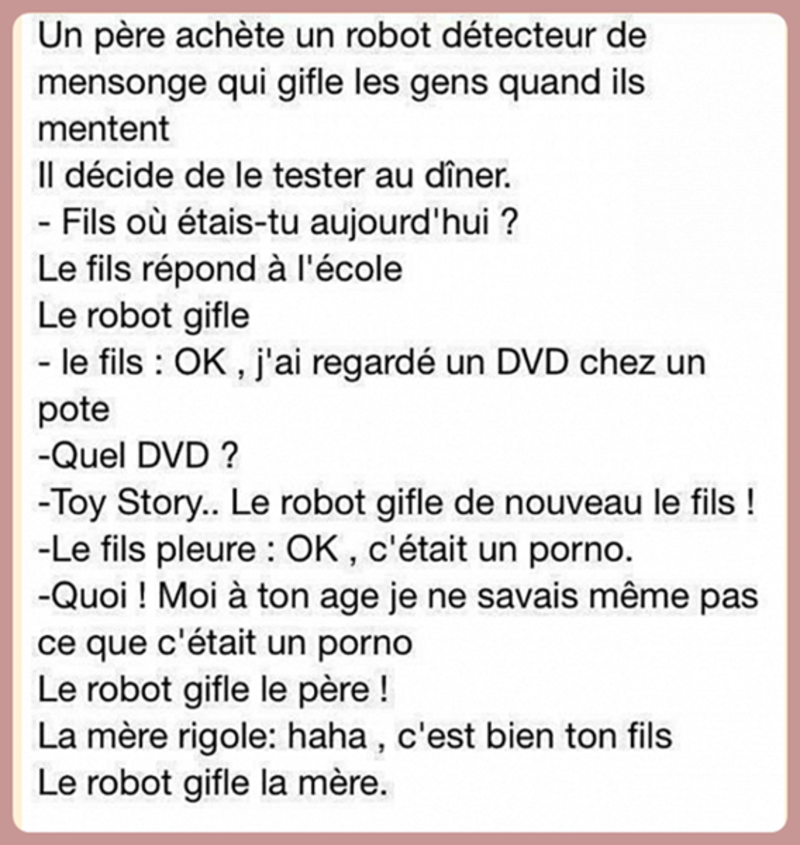 Histoires drôles pour vous détendre - Page 12 Blague-texte