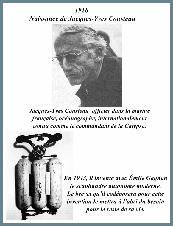 "C'était le 11 juin 1910...Cousteau..."+ autres Auj-cousteau1