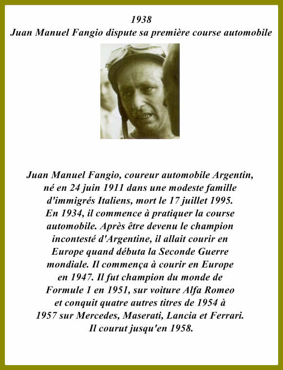 Ephéméride du....(toutes les années,personnages,pays..historiques,décès...) Auj-fangio1