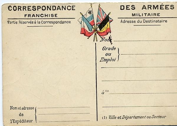 Cartes postales et affiches anciennes Carte-postale-militaire