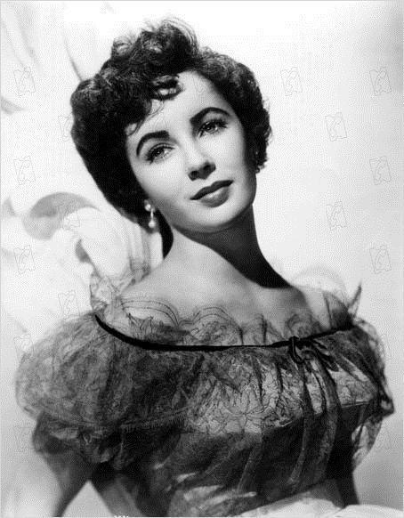 "Liz Taylor."+"Pierre Mondy."+"Bernard Blier." Elisabeth-taylor-photo1