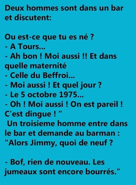 Rions un peu Humour-jumaux