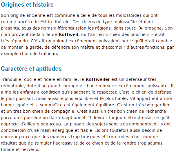 L'ÂGE DE VOTRE CHIEN + autres à venir??? Rottweiller-texte1