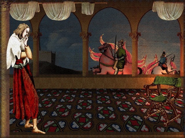 La chantefable Aucassin et Nicolette (XII ème et XIII ème siècle) (Illustré) Scene09a