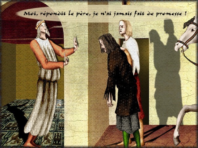 La chantefable Aucassin et Nicolette (XII ème et XIII ème siècle) (Illustré) Scene12b