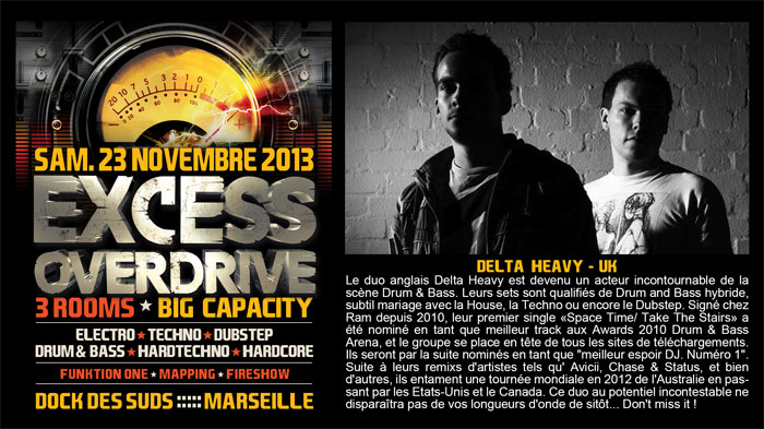 23/11/13-Excess Overdrive @ Marseille - 3ROOMS/ ELEC 4--DELTA-HEAVY700x33