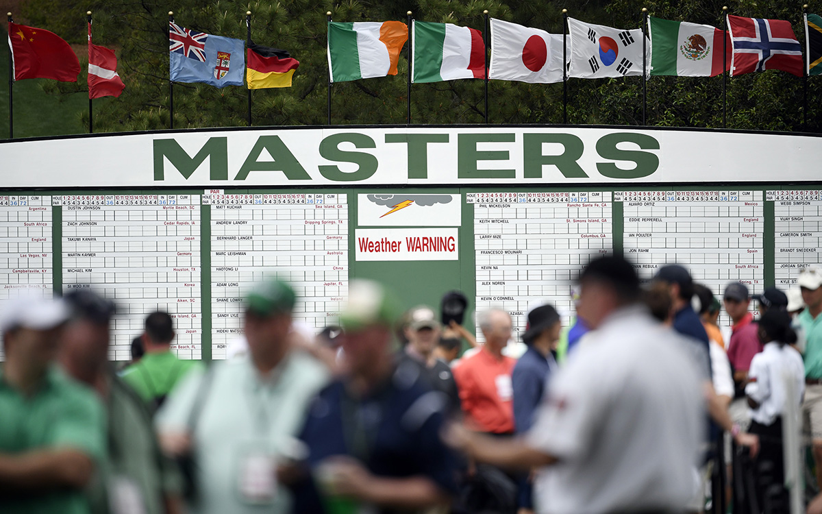 THE MASTERS 2019  MAS0408WeatherMH142