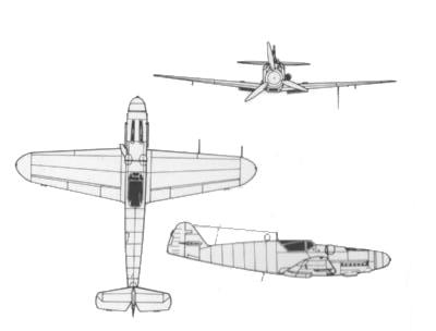 Messerschmitt Me 509 (1:48 - Trumpeter) - m.à.j. photos du final  Messerschmitttbf109_plan