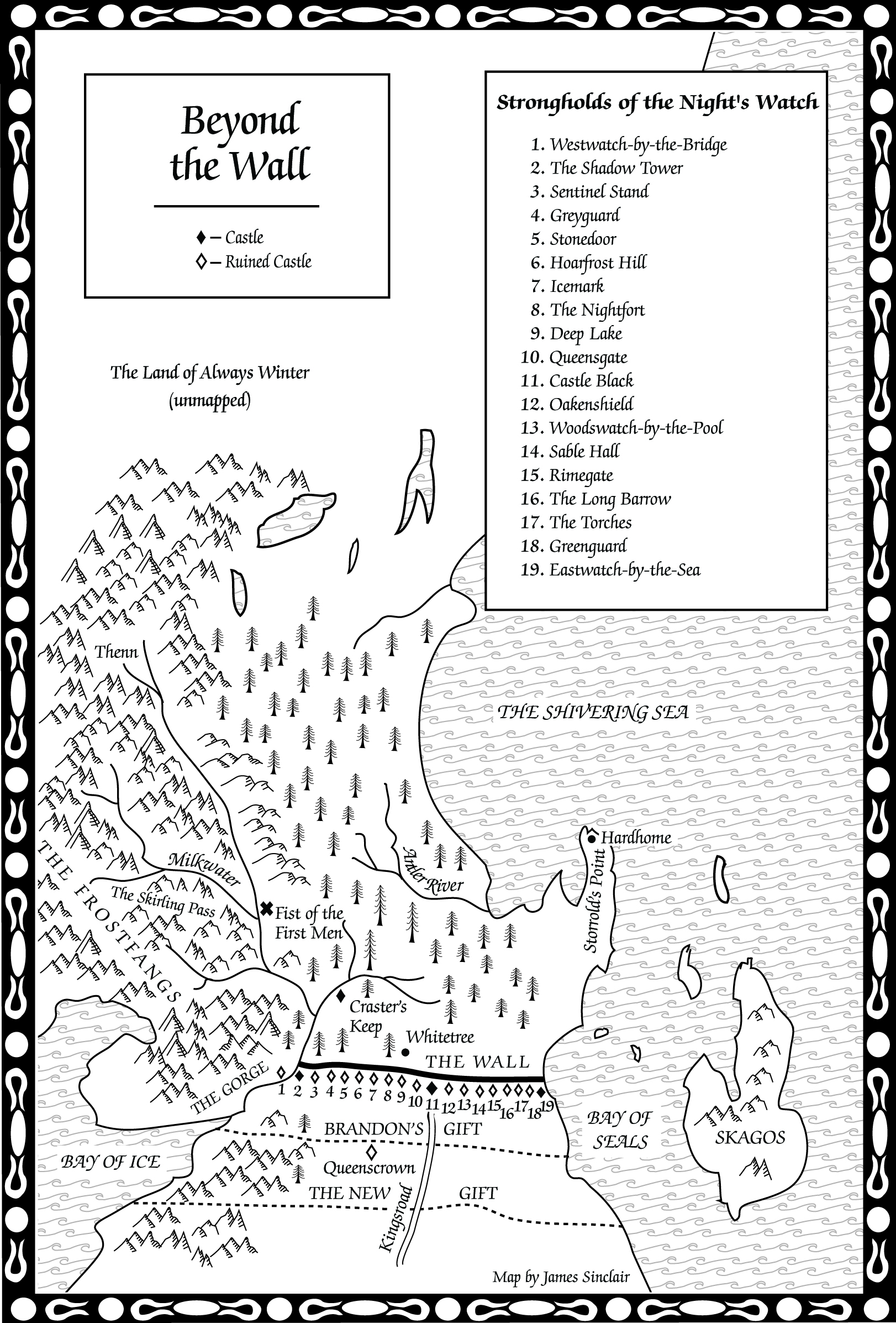 The Maps of Westeros, Essos & Sothoros Beyond_the_wall_ASOS_map