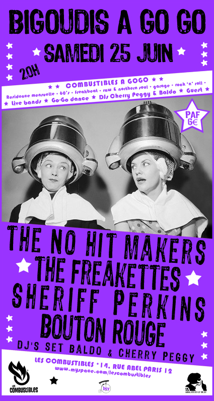 FREAKETTES-A-GO-GO#16 avec les NOHITMAKERS, SHERIFF P, B R ! Freakettes-nohit-makers