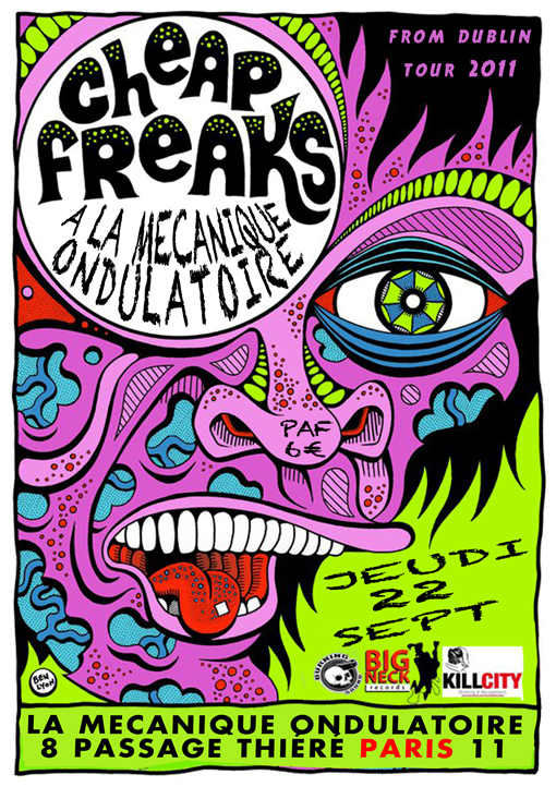 CE SOIR! jeudi 22 sept CHEAP FREAKS (Dublin) à la Méca  Cheap-freaks