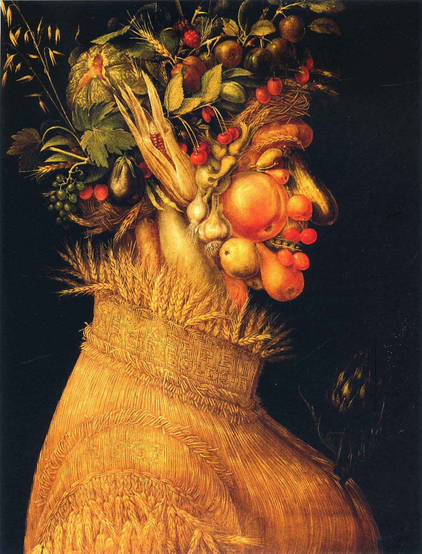 فنان أمريكي يرسم الوجوه بالفواكه والخضروات Fruit-and-veg-portrait