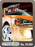 ISI VOUCHER ONE LIFE FAST BLACK GOL-V25