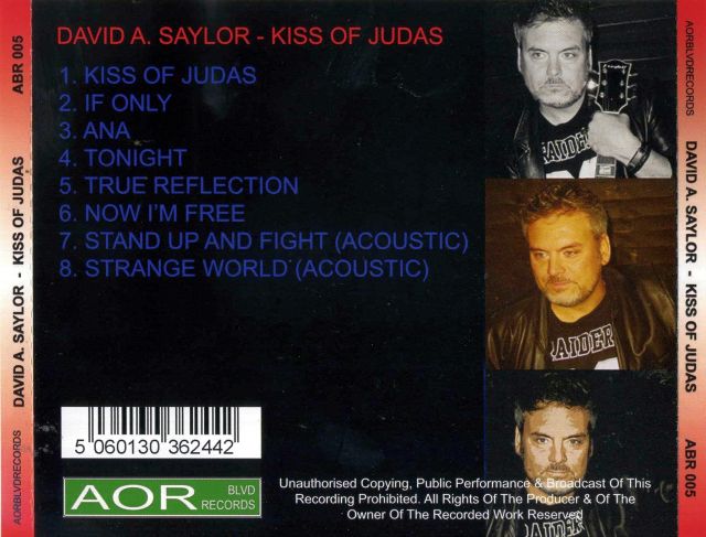 judas - David A. Saylor - Kiss Of Judas (2013)  36162250LDC