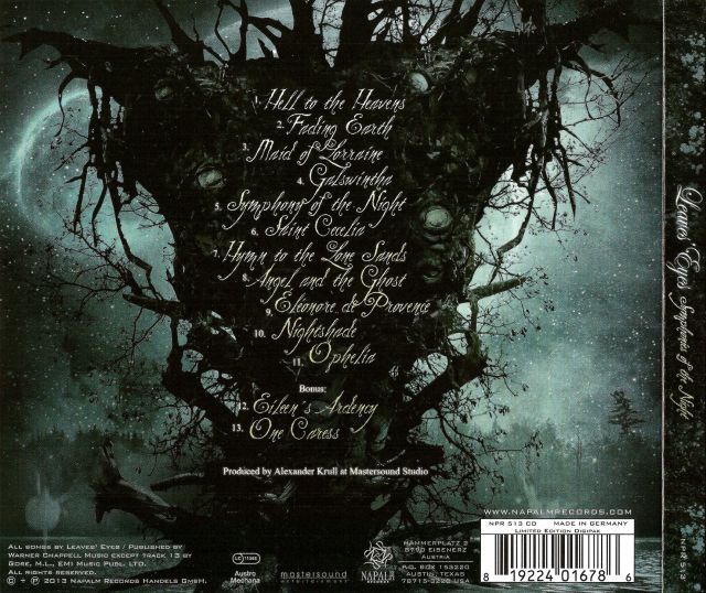 Leaves' Eyes - Symphonies Of The Night (Limited Edition Digipak) (2013)  35839113zom