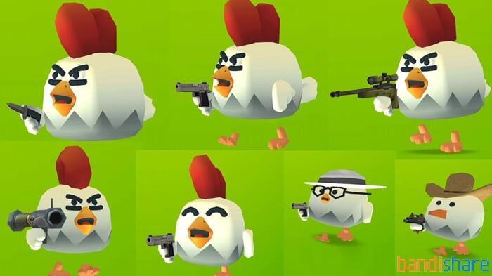 Hack Chicken Gun MOD (Menu, Vô Hạn Tiền, Bay, Sát thương) 4.0.2 APK mới nhất 2024 Chicken-gun-mod