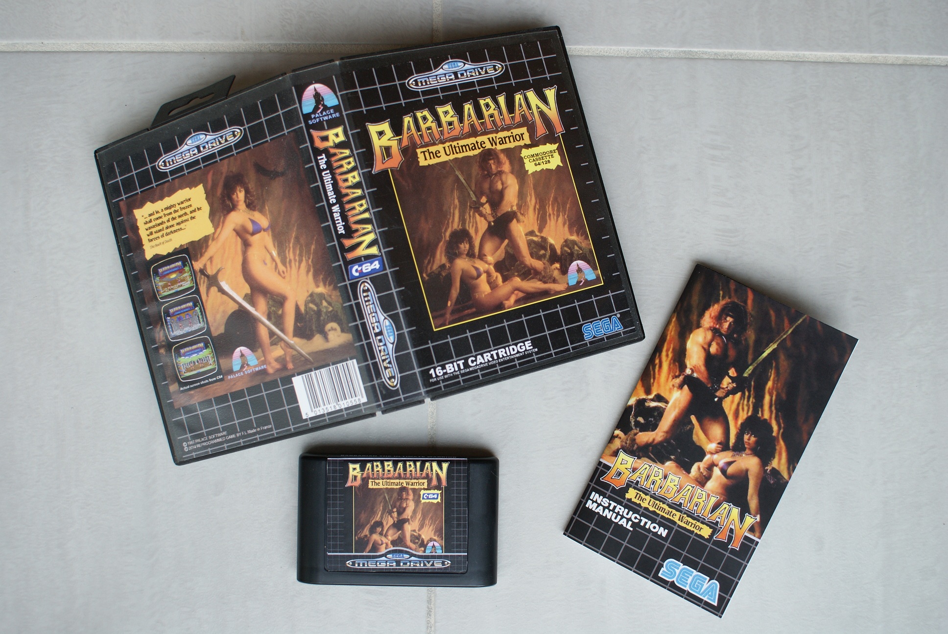 amiga - [megadrive] Barbarian sur megadrive (les 7 cartouches reunies) Cartouche05