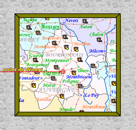 Guide du Bourbonnais-Auvergne CarteBA