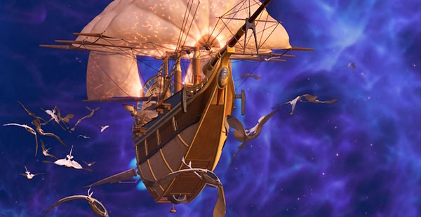 L'Eternal, navire "mystique" Treasure-planet-ship-in-space