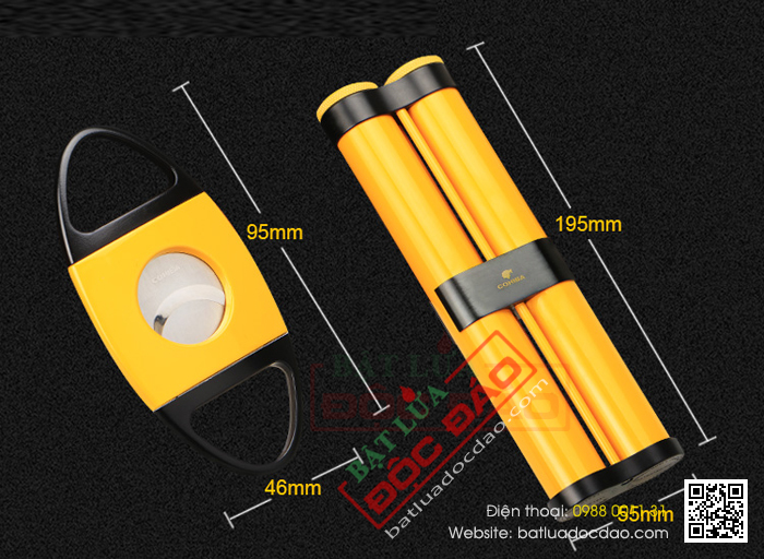 Mua sét bật lửa khò, gạt tàn, ống đựng xì gà Cohiba T306 ở đâu? 1451910765-set-gat-tan-xi-ga-ong-dung-xi-ga-dao-cat-xi-ga-cohiba-2