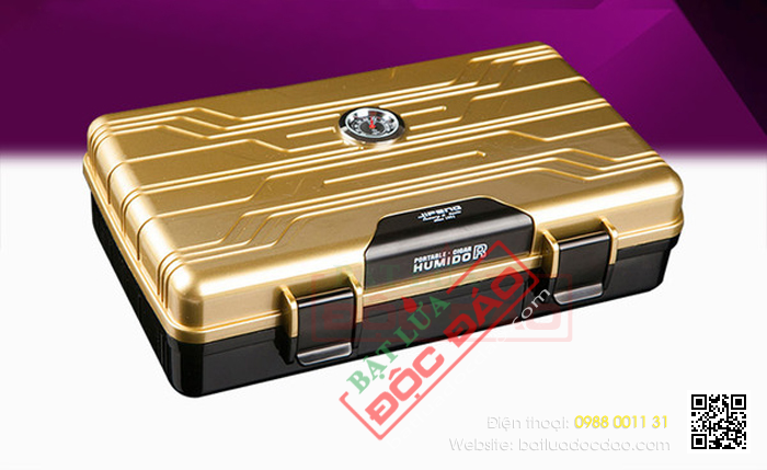 Hộp giữ ẩm xì gà mini kiểu dáng vali  10 điếu PC081 (chính hãng, giá rẻ) 1452240790-hop-giu-am-xi-ga-hop-bao-quan-ci-ga-jifeng-5