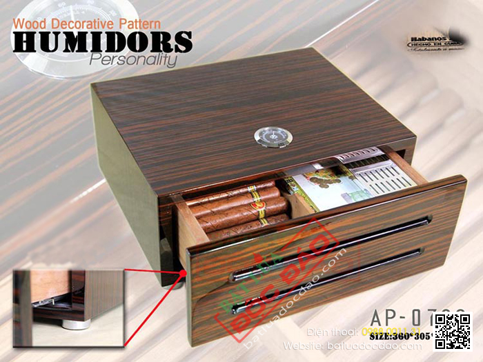 Tủ bảo quản xì gà (cigar) Humindor AP0729 cao cấp, chính hãng 1452245164-hop-bao-quan-cigar-hop-giu-am-cigar-humidor-ap-0729-4