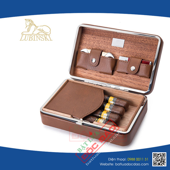 Sét hộp giữ ẩm xì gà, dao cắt xì gà, bật lửa khò xì gà Cohiba S002 1452740532-set-phu-kien-xi-ga-hop-giu-am-xi-ga-bat-lua-hut-xi-ga-dao-cat-xi-ga-cohiba-2