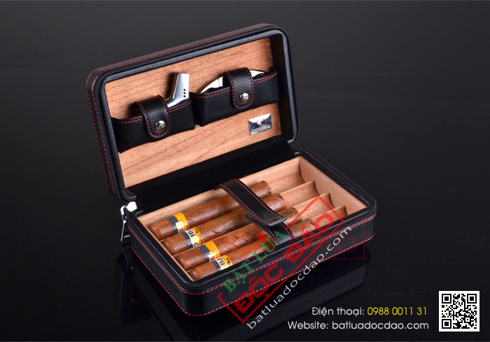 Bao da xì gà, bật lửa khò, dao cắt xì gà Cohiba S001 (quà tặng cao cấp) 1452742377-hop-dung-xi-ga-bat-lua-hut-xi-ga-dao-cat-xi-ga-cohiba-phu-kien-xi-ga-2