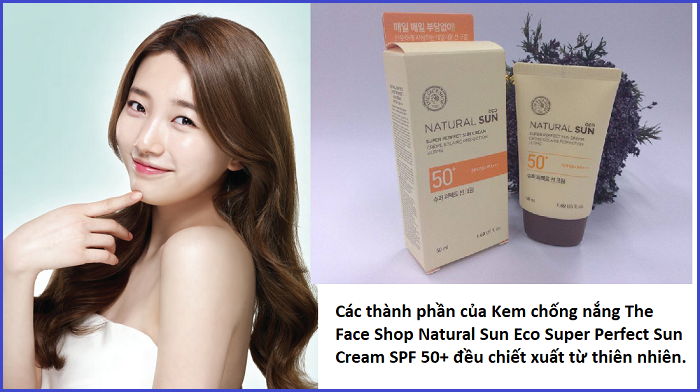 Nước hoa, mỹ phẩm: Kem chống nắng The Face Shop Natural Sun Eco Super Perfect Su Kem-chong-nang-The-Face-Shop-Natural-Sun-Eco-Super-Perfect-Sun-Cream-SPF-50-3