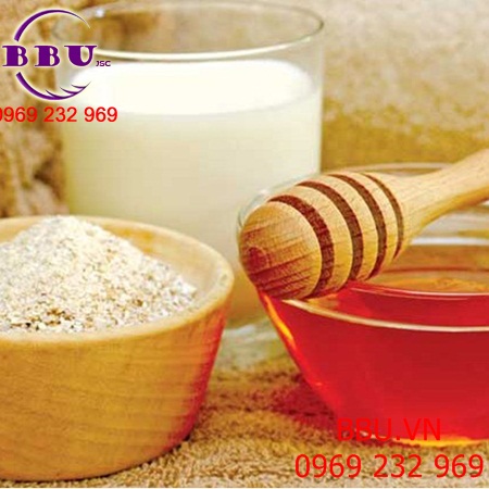 Nước hoa, mỹ phẩm:  Q75sua-rua-mat-lam-trang-da-skin-food-honey-flour-brightening-cleansing-foam6